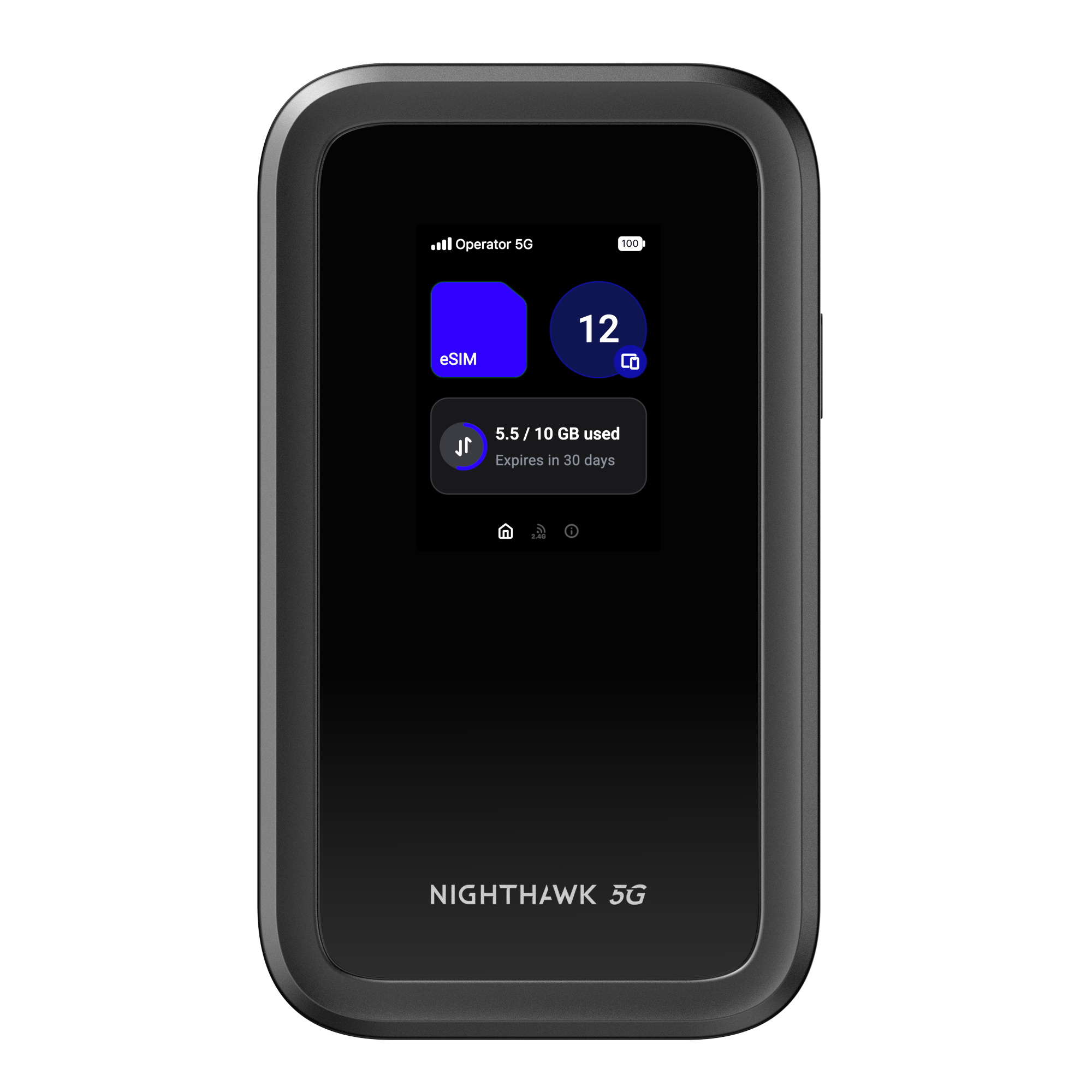Netgear Nighthawk 5G M7 Portable Wi-Fi Hotspot with eSIM, MH7150